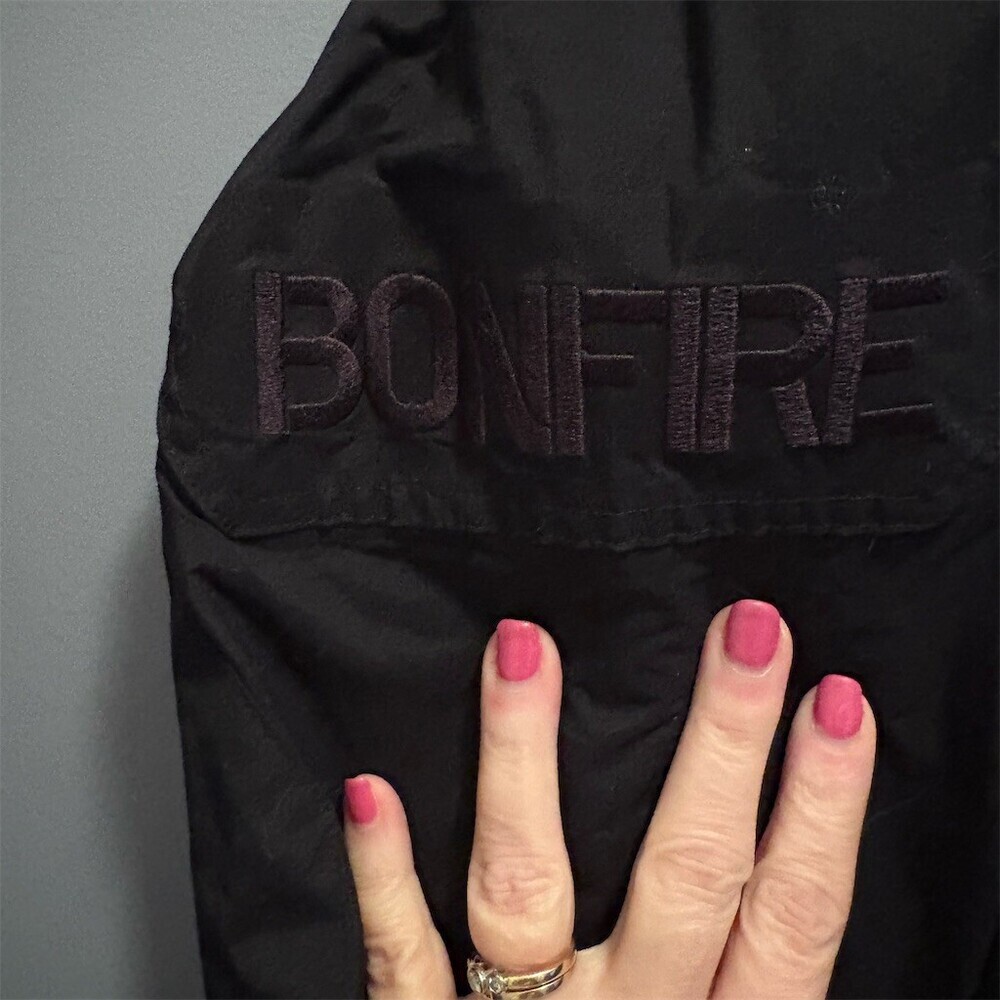 Bonfire Men's Ski Snowboard Jacket Size M Black Hooded Insulated Multi - Picture 5 of 12